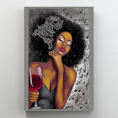 Easily Distracted By Music And Wine - 1 Piece Rect " Easily Distracted By Music And Wine "