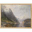 «Retro Mountain Range River Passage» sur papier-98298595-98298596