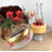 Berries 'n Branches Glass Cake Stand