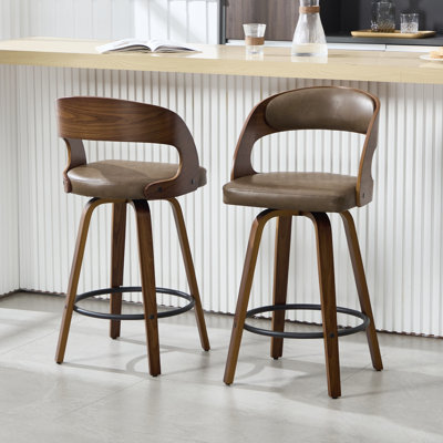 Swivel Counter Bar Stools Set of 2