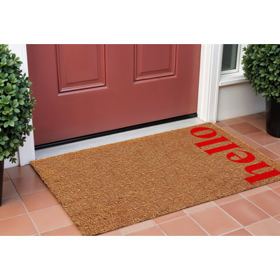 Paillasson 29 po Red Hello