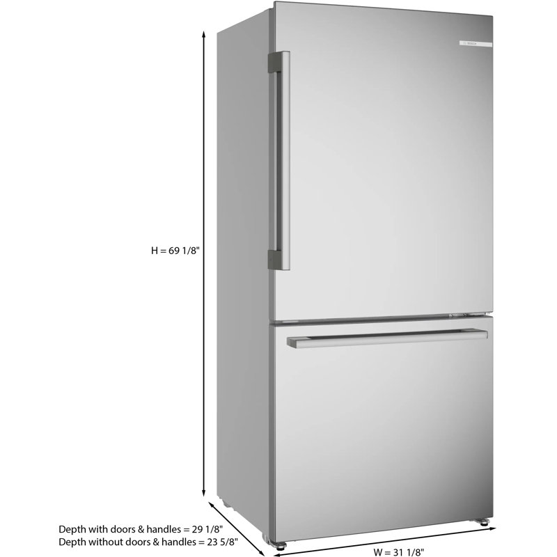 100 Series 33" Bottom Freezer Refrigerator
