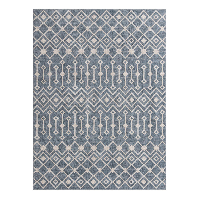 Barnkine Geometric Indoor Rug, Rectangle 7'10" x 10'