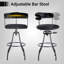 Tabouret de bar pivotant et rembourré-2124981482-2124981483