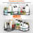  Kylis Corner Shower Caddy with 11lbs Capacity Per Shelf No-Drill Adhesive Mount Rustproof