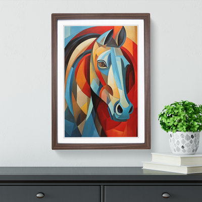 Horse Cubism No.2 - Framed Print