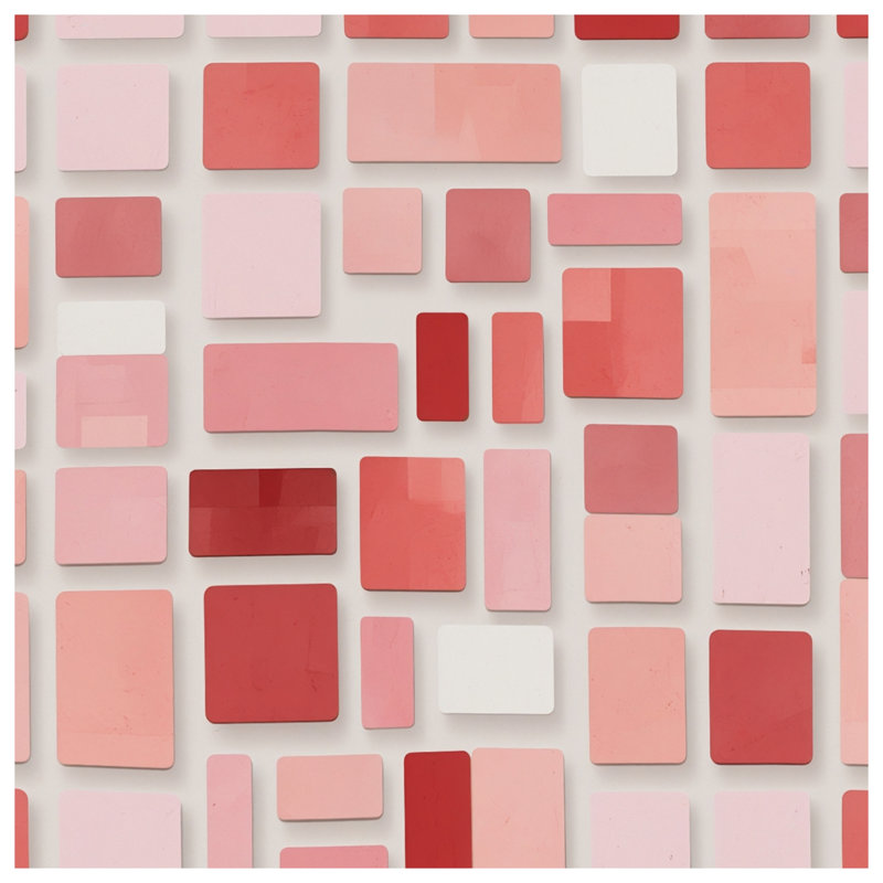 Housses de couette rectangulaires rouges et roses, King