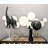 Glass Bubble Cluster Silver Wall Mirror