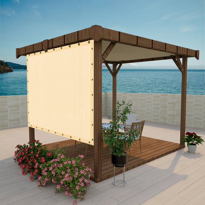 Abat-jour de pergola Artpuch, Sable, H 204 po x l 60 po x P 0,1 po