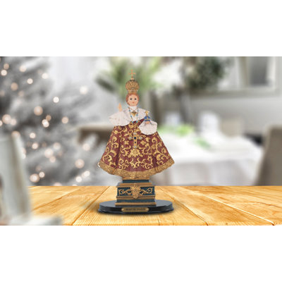 Jayna 12"H Infant Jesus of Prague Holy Figurine