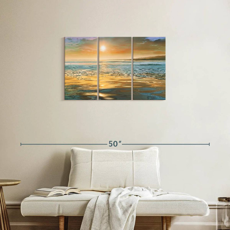 Gillard Ocean Evening Calm, H 20 po x l 33 po