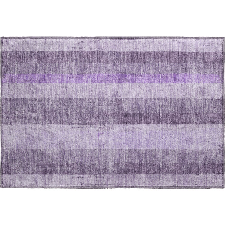 Premium Machine Washable Mayfield AMF1689 Stripes Rug