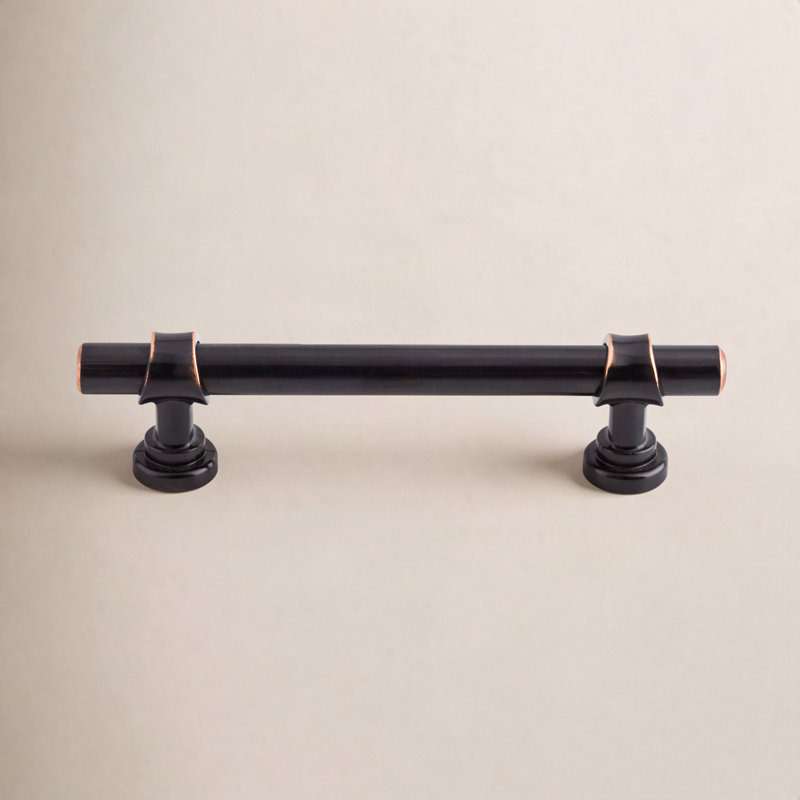 Bit 3 3/4" Center to Center Bar Pull, Tuscan Bronze