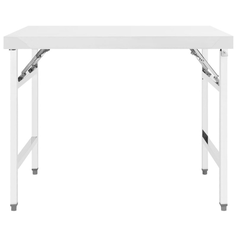 Bruckmann Rectangular Metal Folding Outdoor Camping Table , cm W 60cm cm D, 80cm H x 100cm W x 60cm D