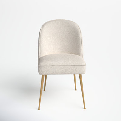 Ermine Upholstered Side Chair in Cream