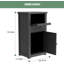 Boîte de rangement sécurisée 48 gallons avec panneau «PARCELS» - boîte de rangement 24,37 po x 17,83 po x 18,54 po avec couvercle verrouillable-1933577075
