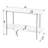 Wilkins 48 in. W Elongated Marble and Iron 2-Tier Console Table