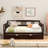 Daybed Wood Bed With  Trundle-945530415