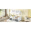 Structure de lit simple en bois, blanc-356961463-356961480