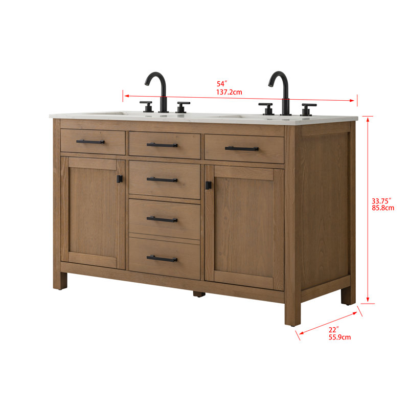 Luther 54" W Double Vanity