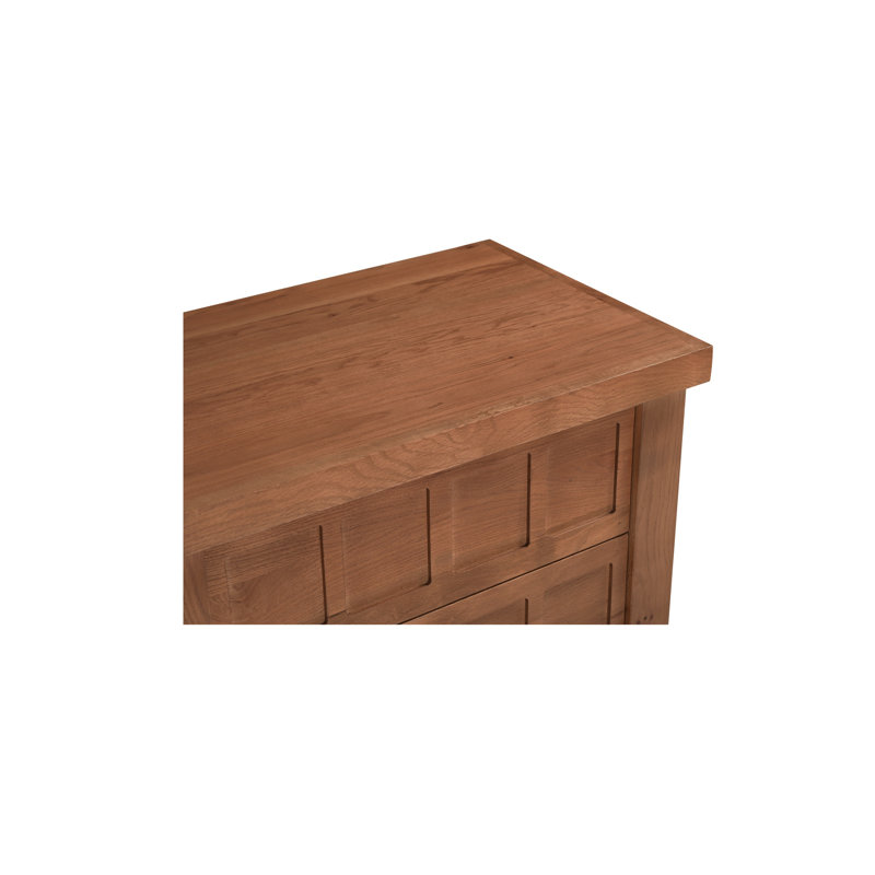 Table de chevet Abernathy Martelle, Rouge