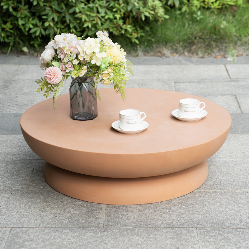 Table de patio avec base piédestal Fayette