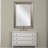 Painesville Solid Wood Rectangle Wall Mirror