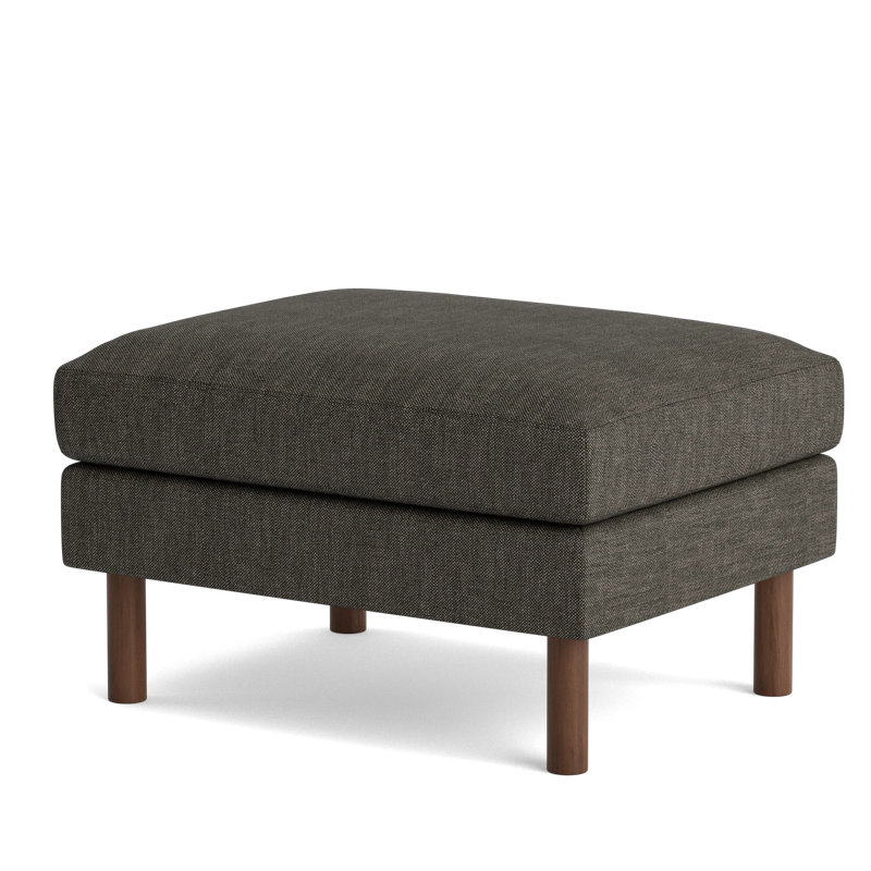 Laguna Ottoman, Performance Weave - Onyx