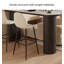 Table de bar style français en pierre frittée minimaliste-946596593