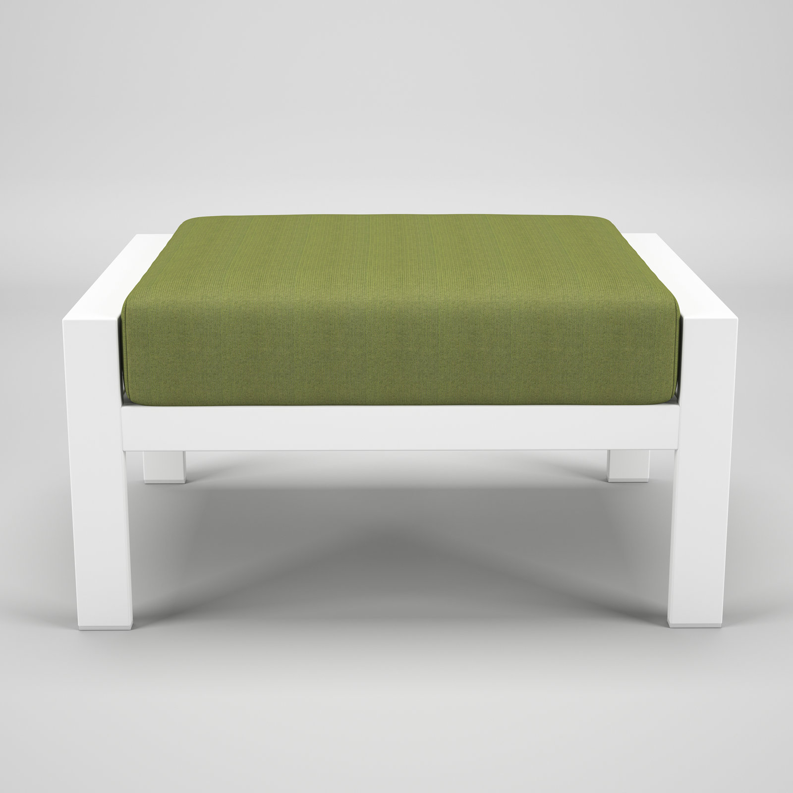 Townsend Sunbrella® Patio Ottoman, Spectrum Cilantro
