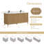 Seoul 72" Double Vanity in Washed Ash Grey with White Grain Composite Stone Top