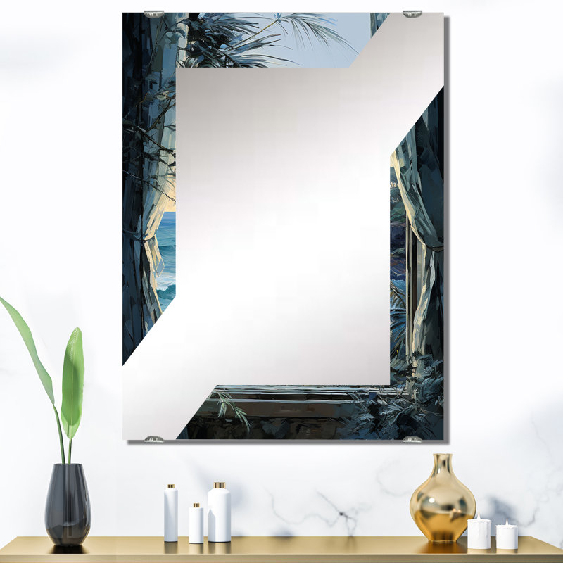 Miroir mural Brieaddy - Bord de mer MIR136733, 40 po x 30 po