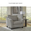 Fauteuil Parsons surdimensionné