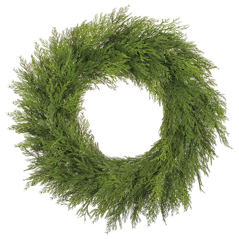 35'' Wreath, 35" H x 35" W, Green