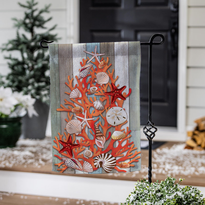 Drapeau de Noël en coquillage