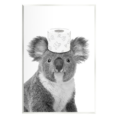 " Koala & Toilet Paper Bathroom " by Annalisa Latella