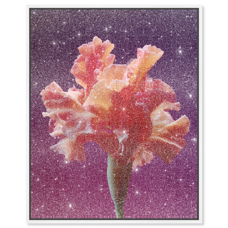 Taffeta Twilight I Print by Oliver Gal, 25"H x 31"W, White Floater Frame