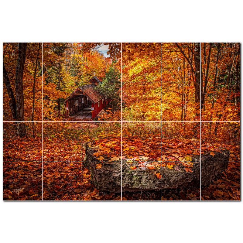 Panneau décoratif en céramique satinée 12 po x 12 po