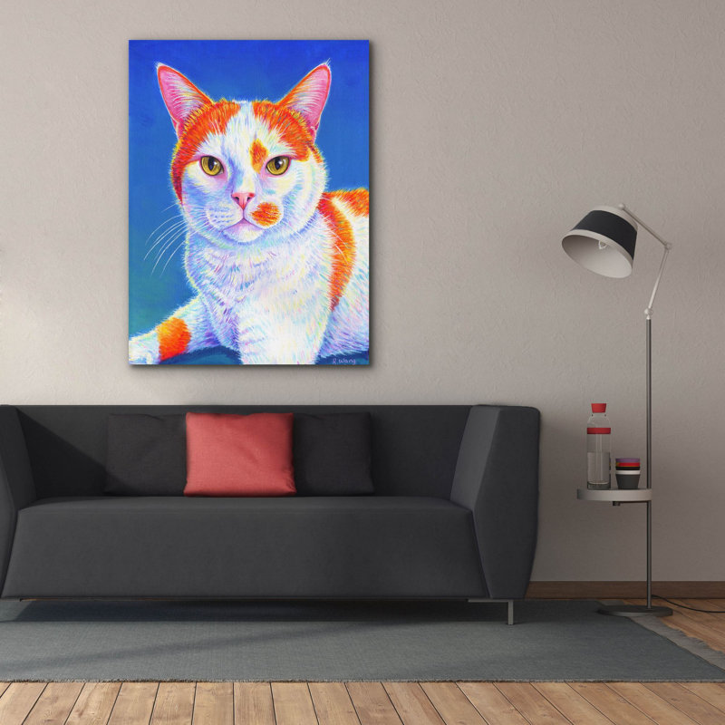 Sur toile, H 54 po x l 40 po x P 1,5 po
