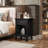  One Drawer End Table/Nightstand Black-694660315