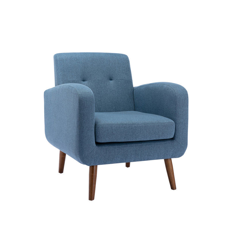 Genecis Upholstered Armchair, Blue