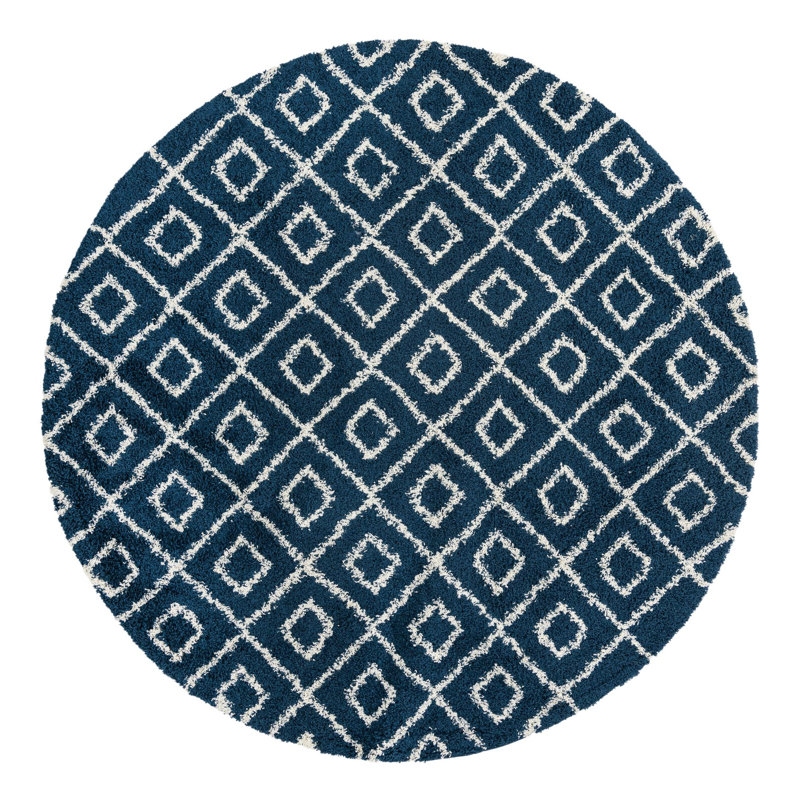 Awanda Geometric Indoor Rug, Round 10'
