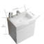Meuble-lavabo moderne 24 po avec lavabo, grand rangement, conception murale flottante, pré-assemblé, sans drain ni robinet-1081077866-1081077867-1081078679