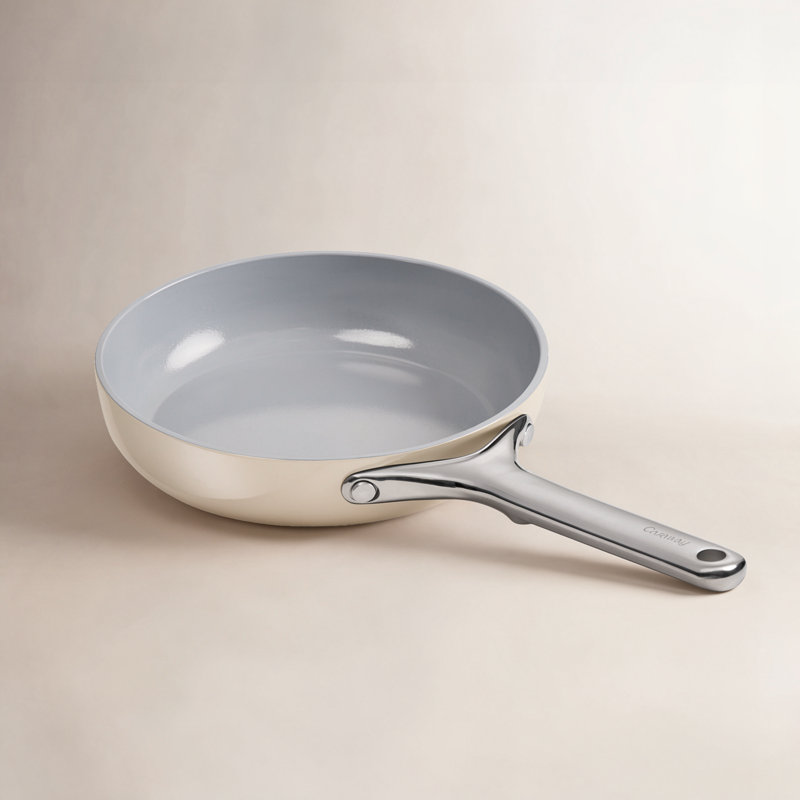Caraway Poêle à frire antiadhésive en céramique, 8", Crème, crème