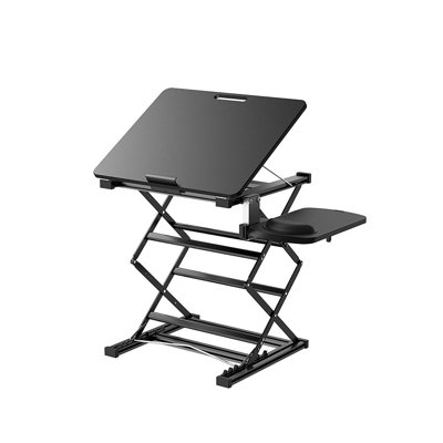 Arbogast Adjustable Metal Base Standing Desk Converter