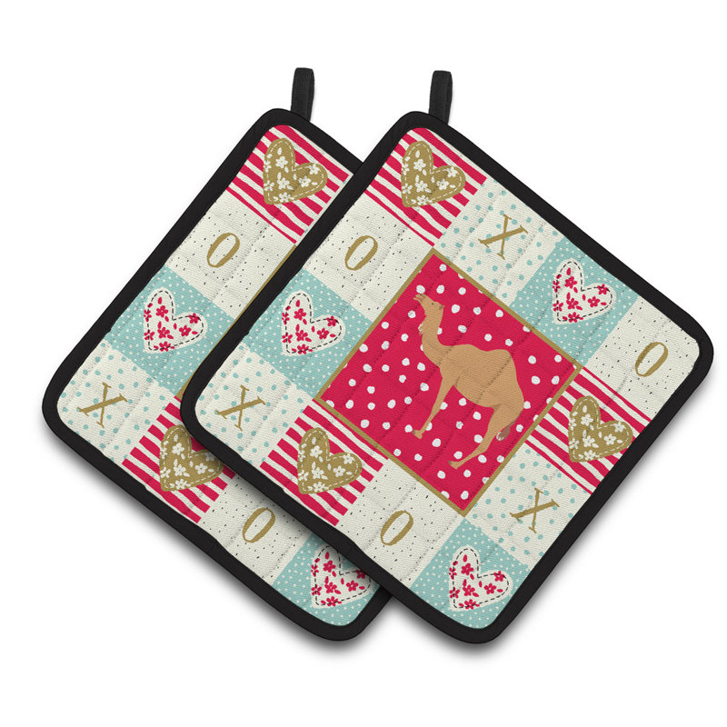 Caroline's Treasures Polyester Potholder Set, Arabian Camel