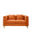 60Inch Oversized 2 Seater Sectional Sofa, Comfortable Fabric With Deep Seating And 2 Pillows For Living Room, Bedroom, Or Office-1101700285