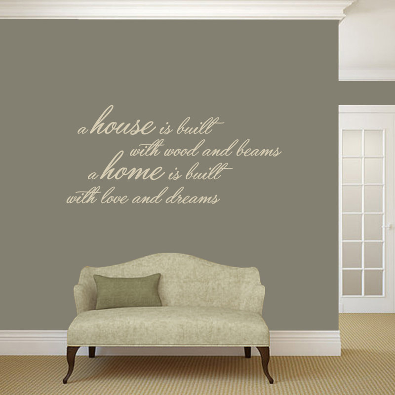 Text & Numbers Non-Wall Damaging, Beige
