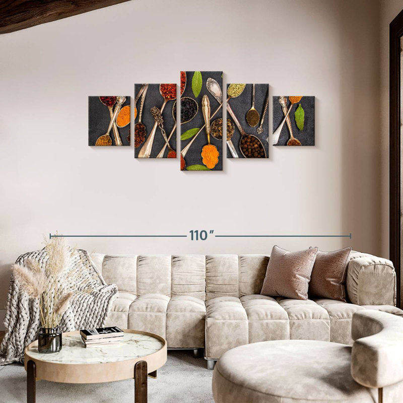 Essential Spices, 36" H x 80" W