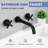 2-handle Bathroom Faucet with Drain Assembly-101337292